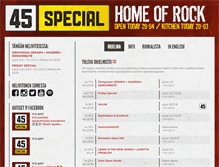 Tablet Screenshot of 45special.com